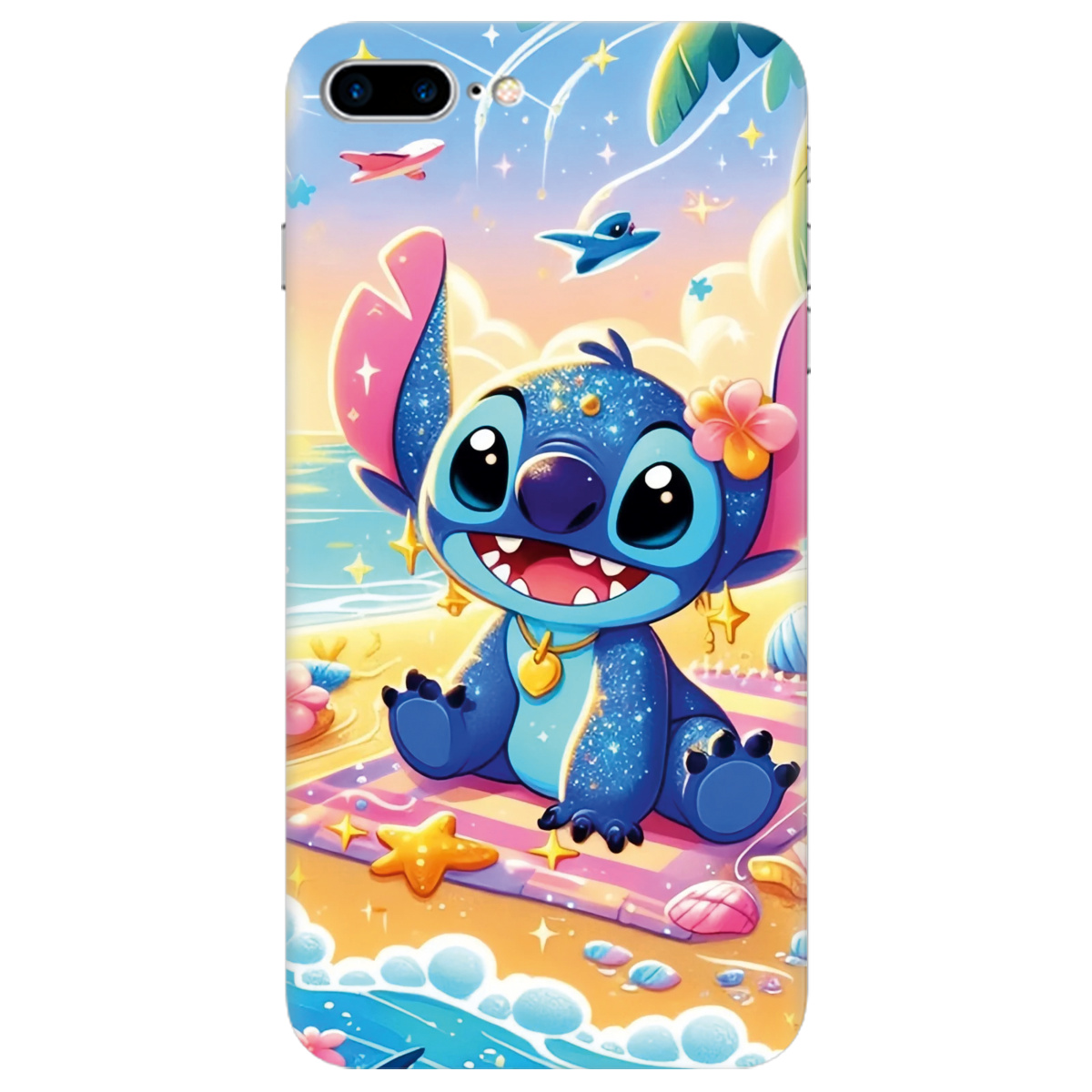 Чохол для Apple iPhone 8 Plus прозорий Тропічний бешкетник - фото 1 Чохол для Apple iPhone 8 Plus прозорий Тропічний бешкетник - фото 1 - Чохли для телефонів