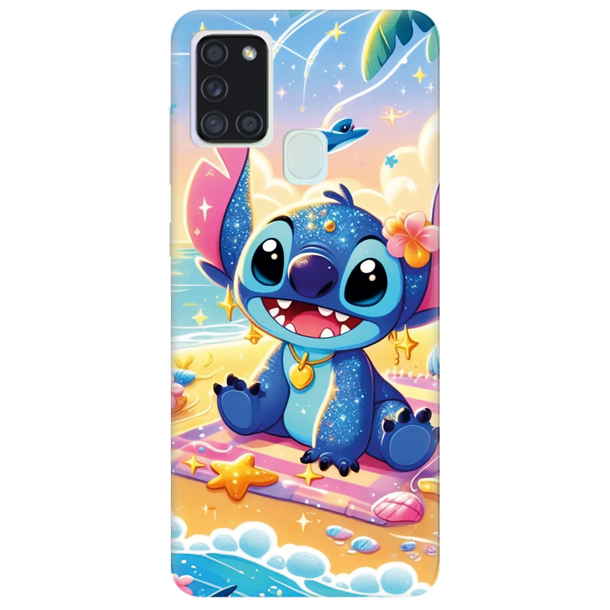 Чохол для Samsung Galaxy A21s прозорий Тропічний бешкетник - фото 1 - Чохли для телефонів