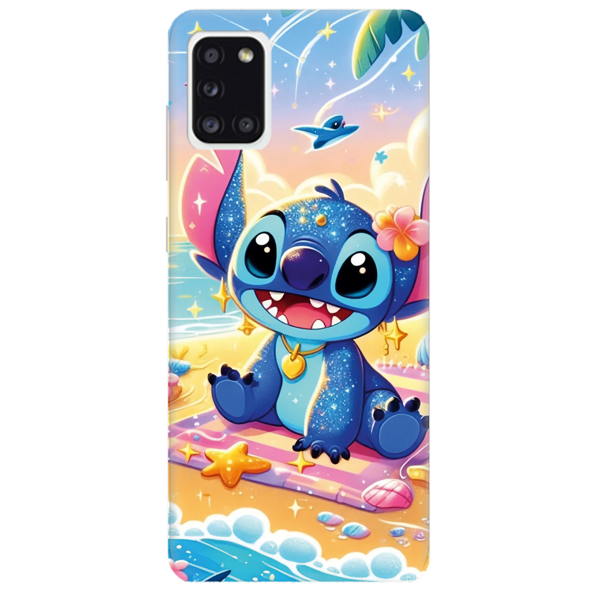 Чехол для Samsung Galaxy A31 прозрачный Тропический озорник - фото 1 - Чехлы для телефонов