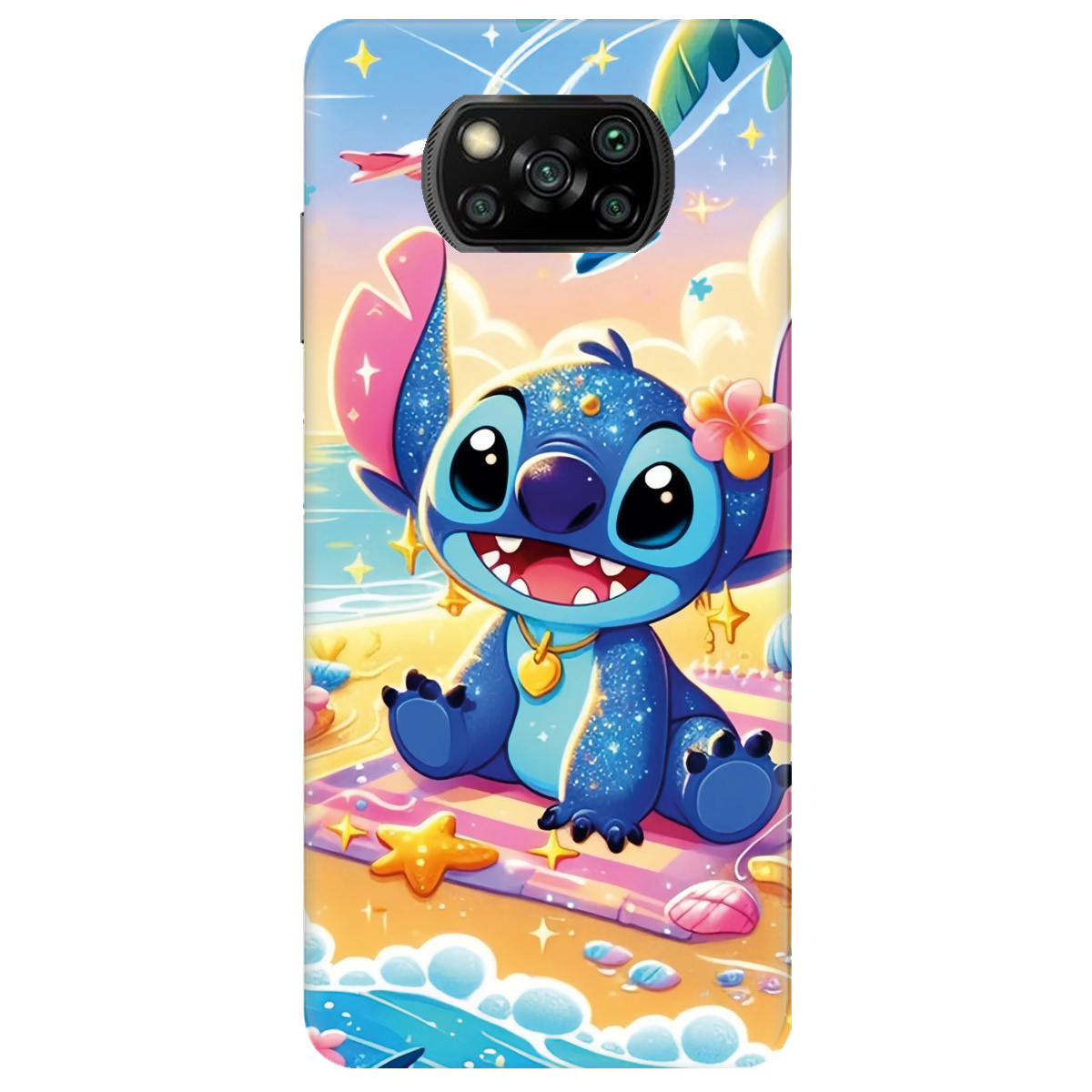 Чехол для Xiaomi Poco X3 прозрачный Тропический озорник - фото 1 - Чехлы для телефонов