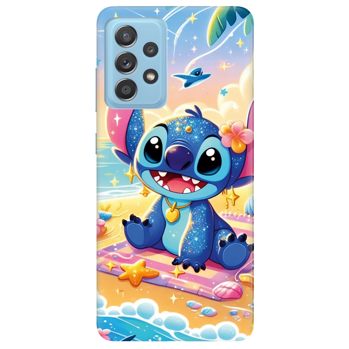 Чехол для Samsung Galaxy A52 прозрачный Тропический озорник - фото 1 - Чехлы для телефонов