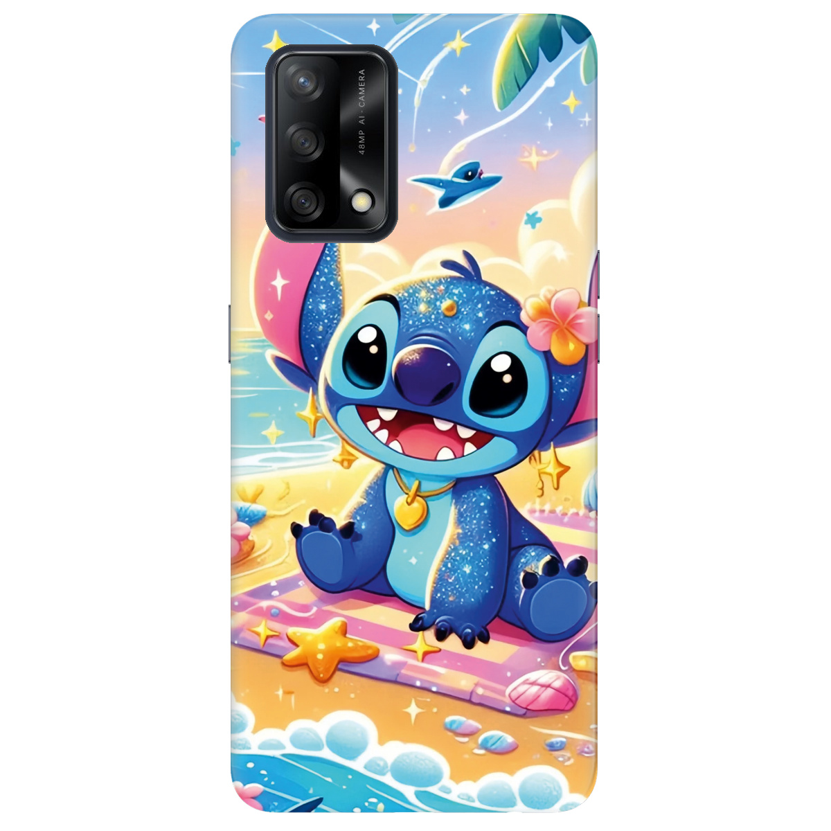 Чехол для Oppo A74 4G прозрачный Тропический озорник - фото 1 - Чехлы для телефонов