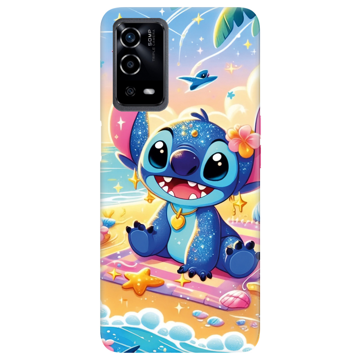 Чохол для Oppo A55 прозорий Тропічний бешкетник - фото 1 - Чохли для телефонів