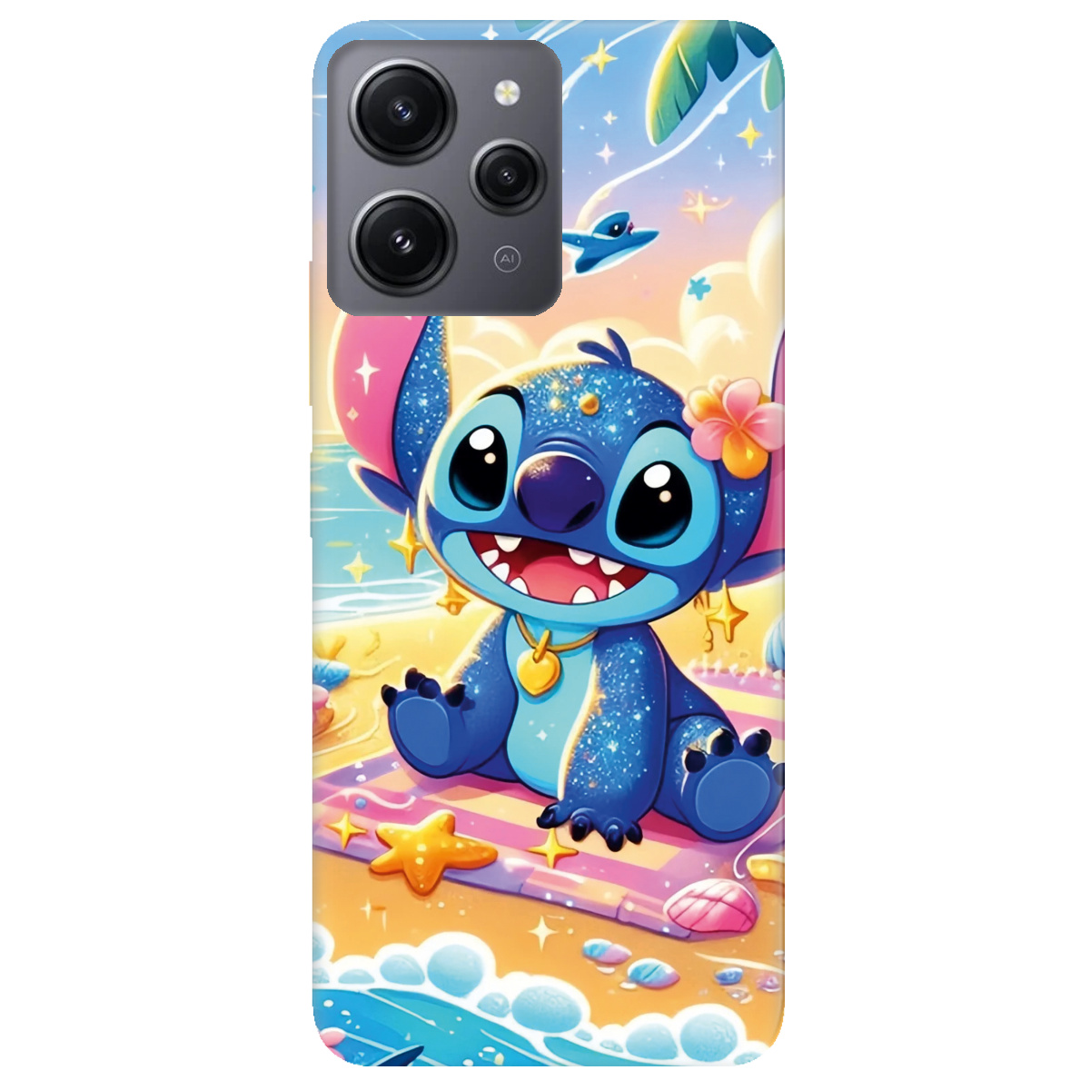 Чехол для Xiaomi Redmi 12 прозрачный Тропический озорник - фото 1 - Чехлы для телефонов