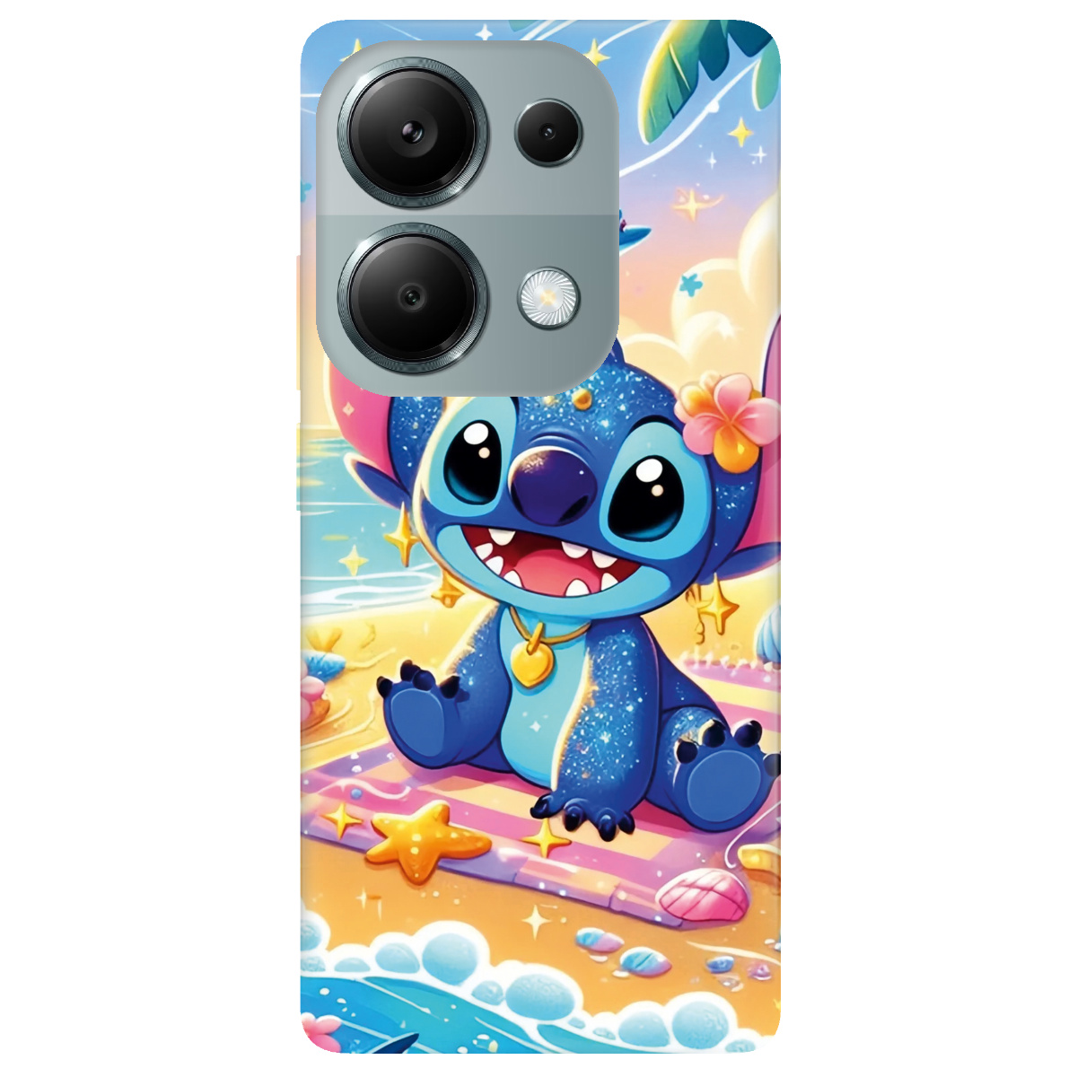 Чехол для Xiaomi Redmi Note 13 Pro 4G прозрачный Тропический озорник - фото 1 - Чехлы для телефонов