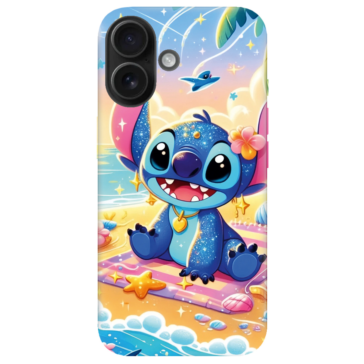 Чехол для Apple iPhone 16 прозрачный Тропический озорник - фото 1 - Чехлы для телефонов