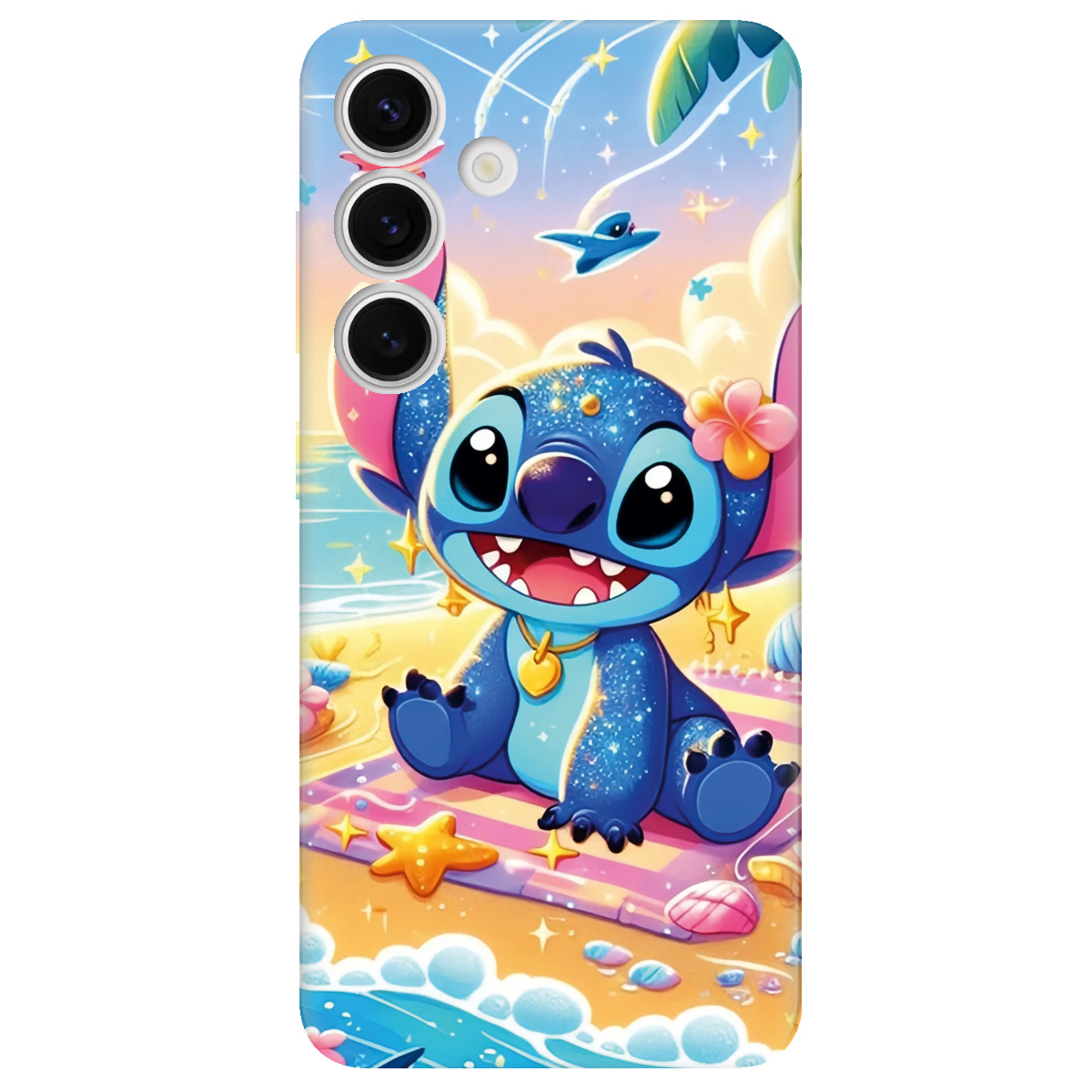 Чехол для Samsung Galaxy S25 прозрачный Тропический озорник - фото 1 - Чехлы для телефонов