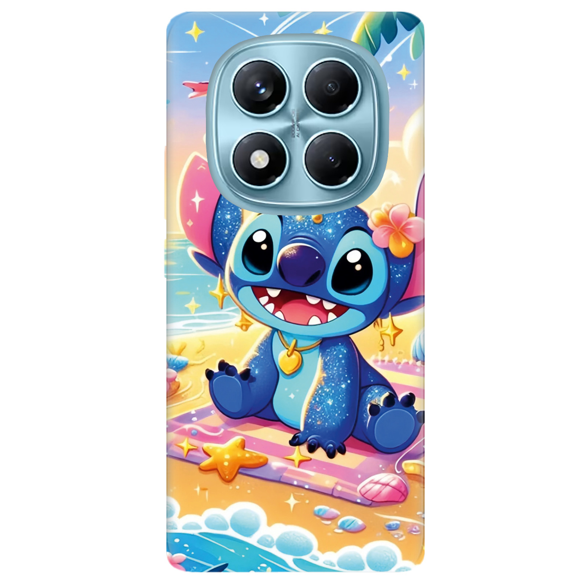 Чехол для Xiaomi Redmi Note 14 Pro 4G прозрачный Тропический озорник - фото 1 - Чехлы для телефонов