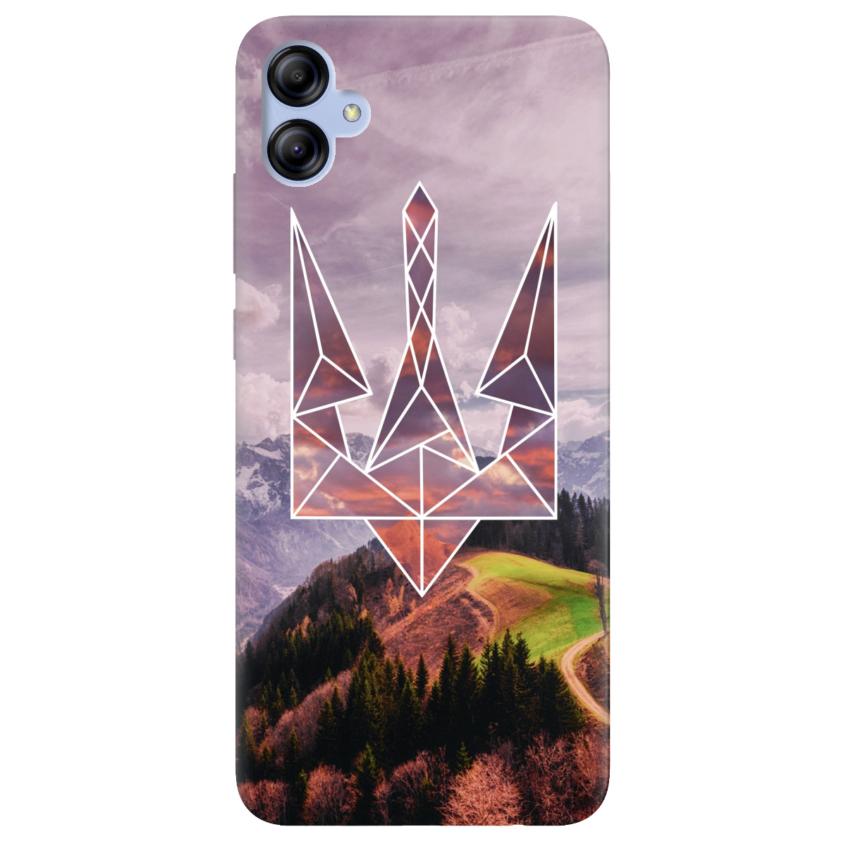 Чохол для Samsung Galaxy A04e прозорий Ukraine - фото 1 - Чохли для телефонів