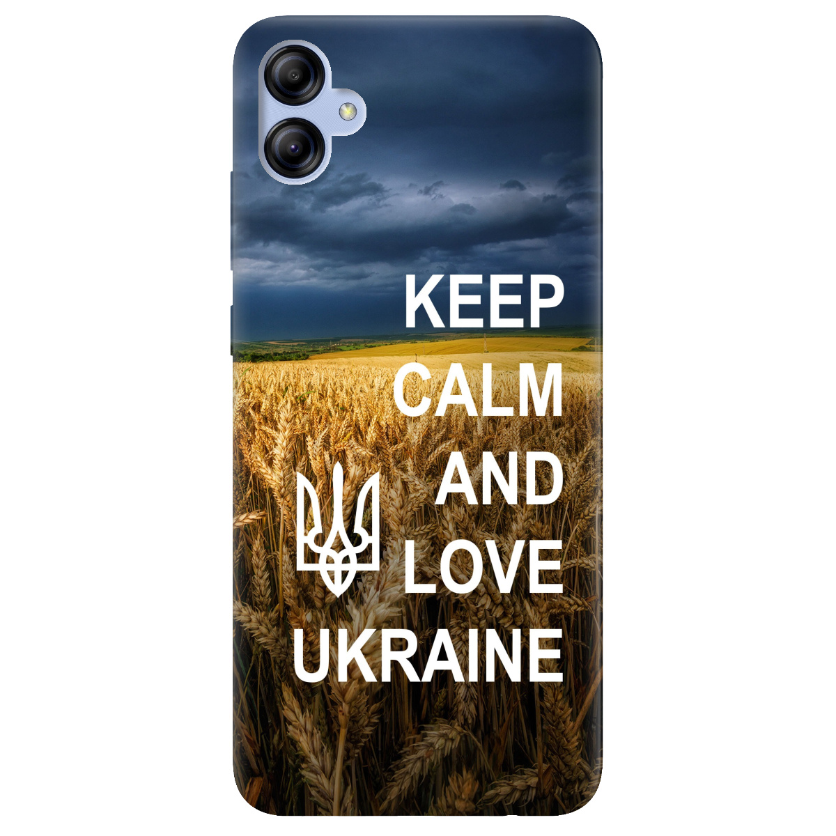Чохол для Samsung Galaxy A04e прозорий Keep calm - фото 1 Чохол для Samsung Galaxy A04e прозорий Keep calm - фото 1 - Чохли для телефонів