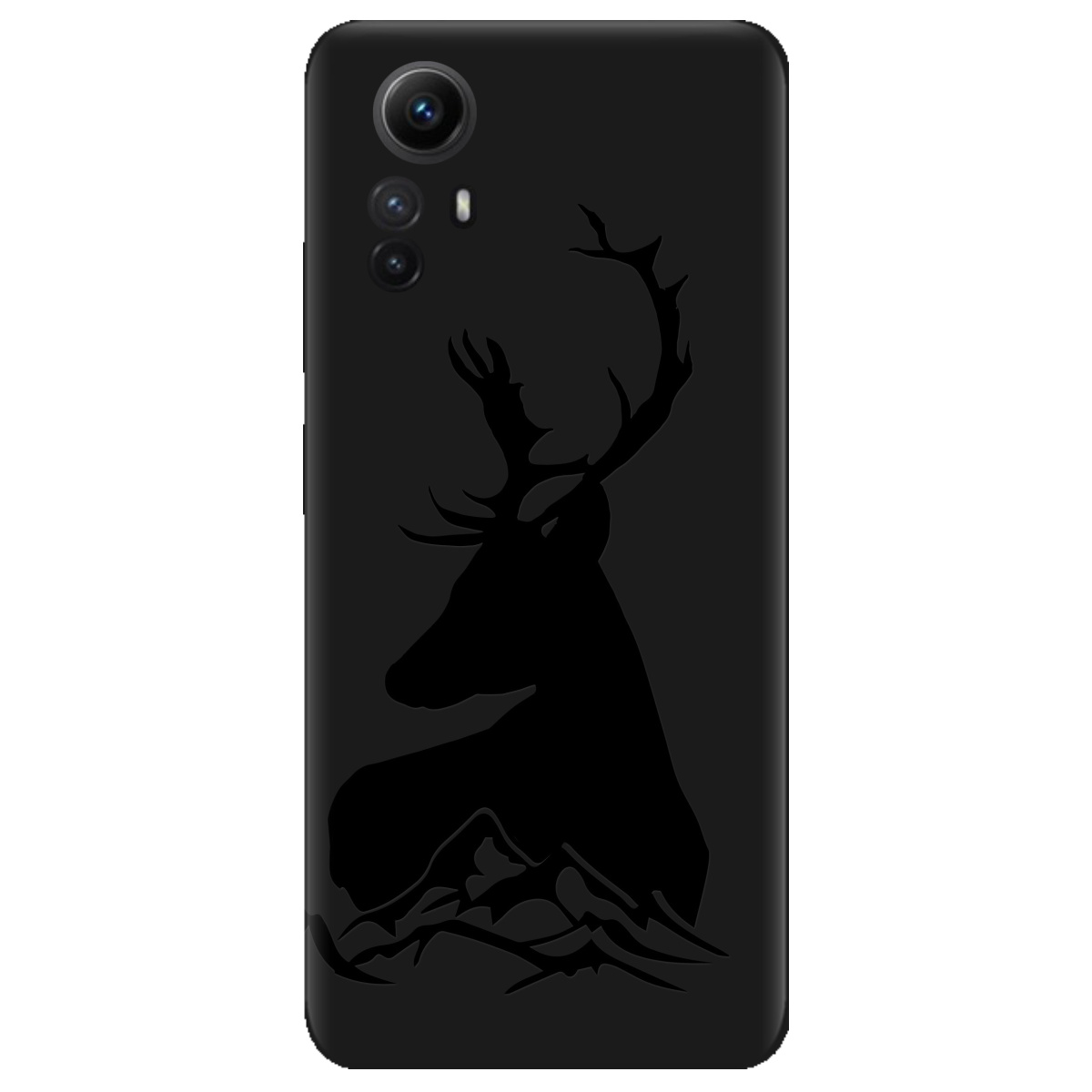 Чохол для Xiaomi Redmi Note 12s чорний матовий soft touch Moral - фото 1 - Чохли для телефонів