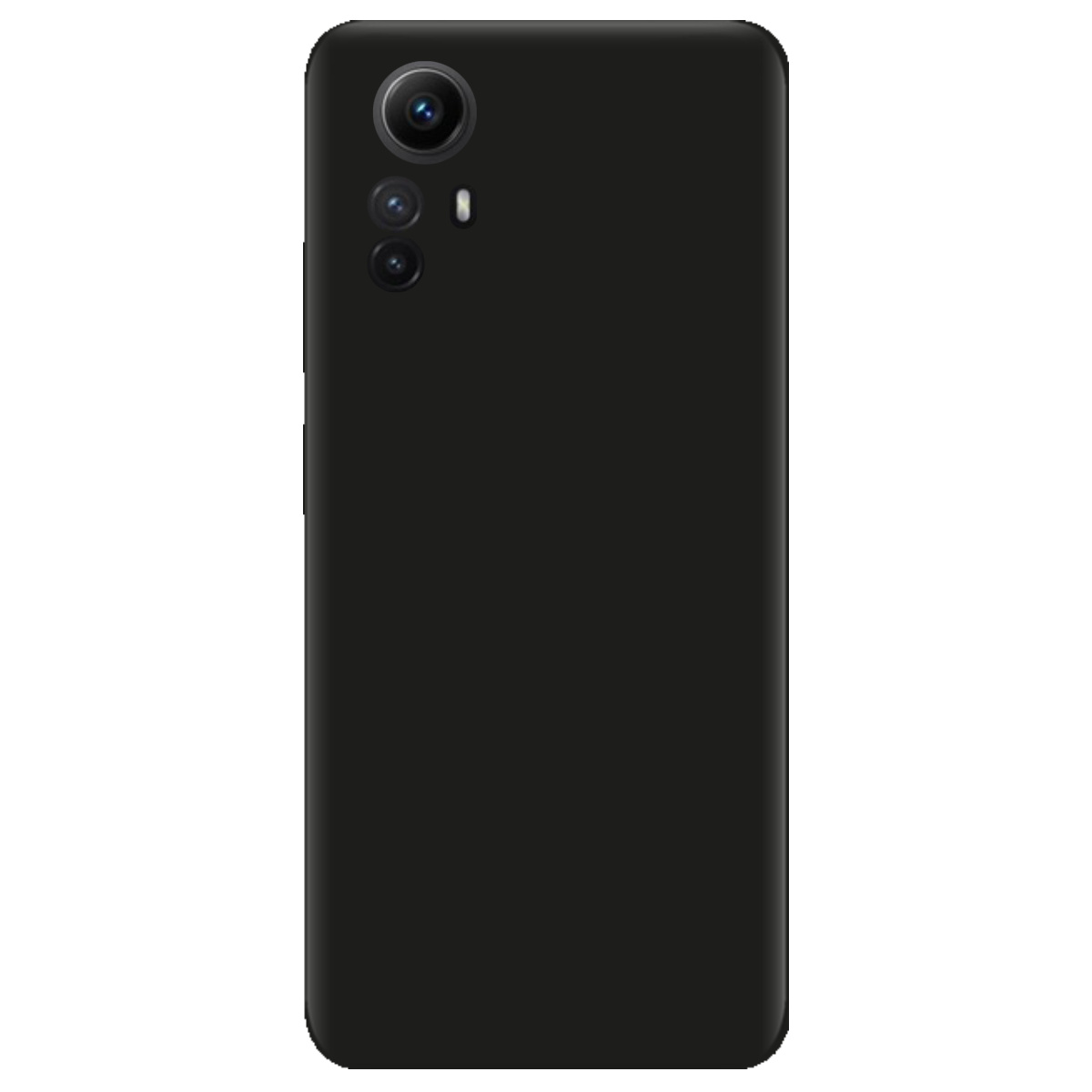 Чехол для Xiaomi Redmi Note 12s черный матовый soft touch - фото 1 - Чехлы для телефонов