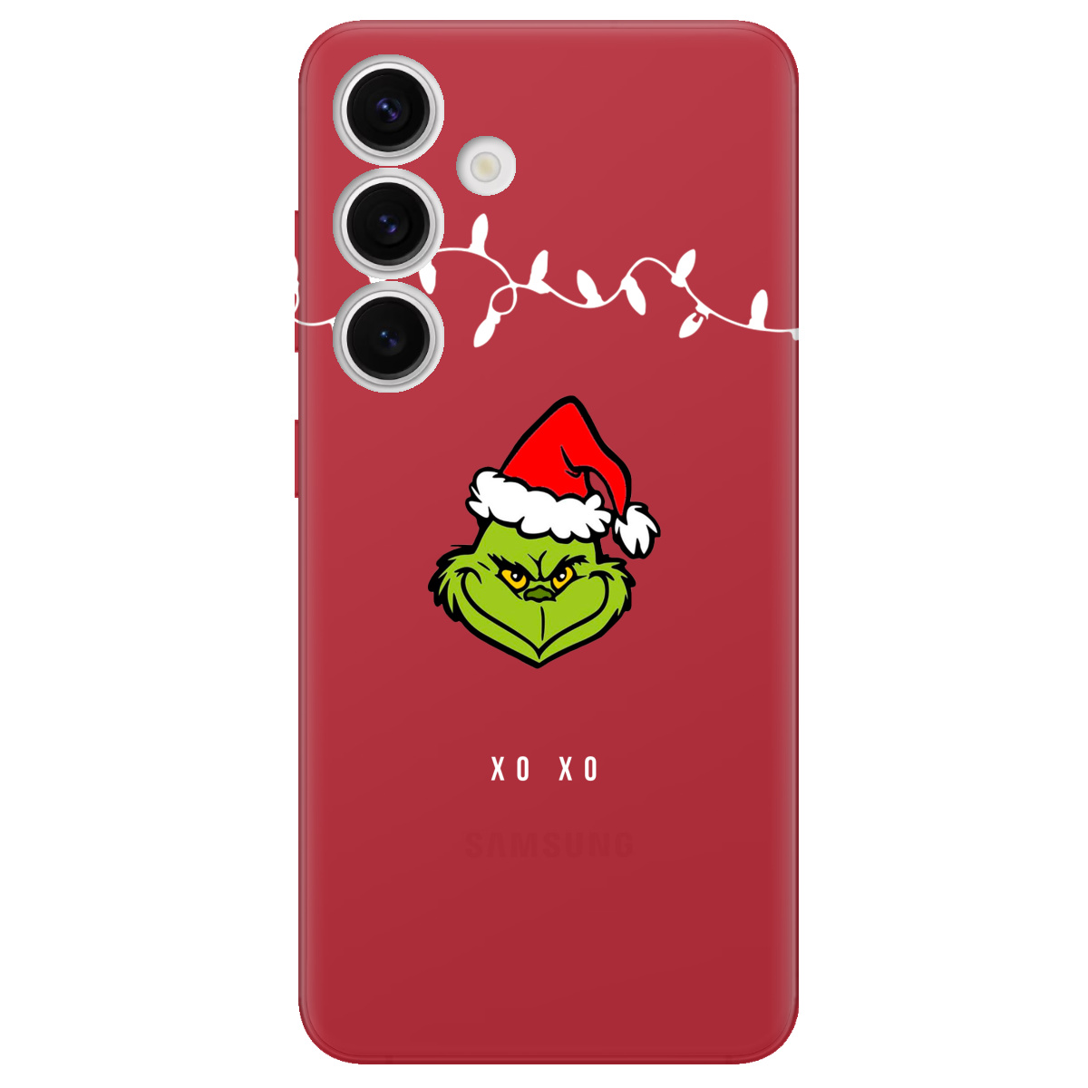 Чехол для Samsung Galaxy S24 Plus прозрачный Grinch xo xo - фото 1 Чехол для Samsung Galaxy S24 Plus прозрачный Grinch xo xo - фото 1 - Чехлы для телефонов