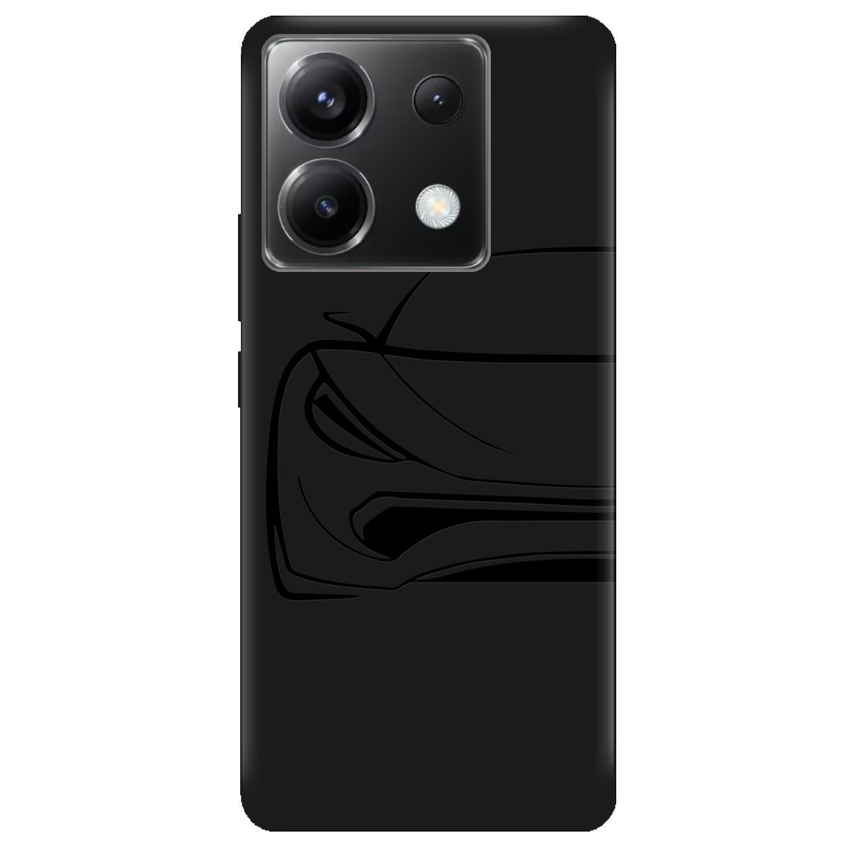 Чохол для Xiaomi Poco X6 чорний матовий soft touch Sport Car - фото 1 Чохол для Xiaomi Poco X6 чорний матовий soft touch Sport Car - фото 1 - Чохли для телефонів