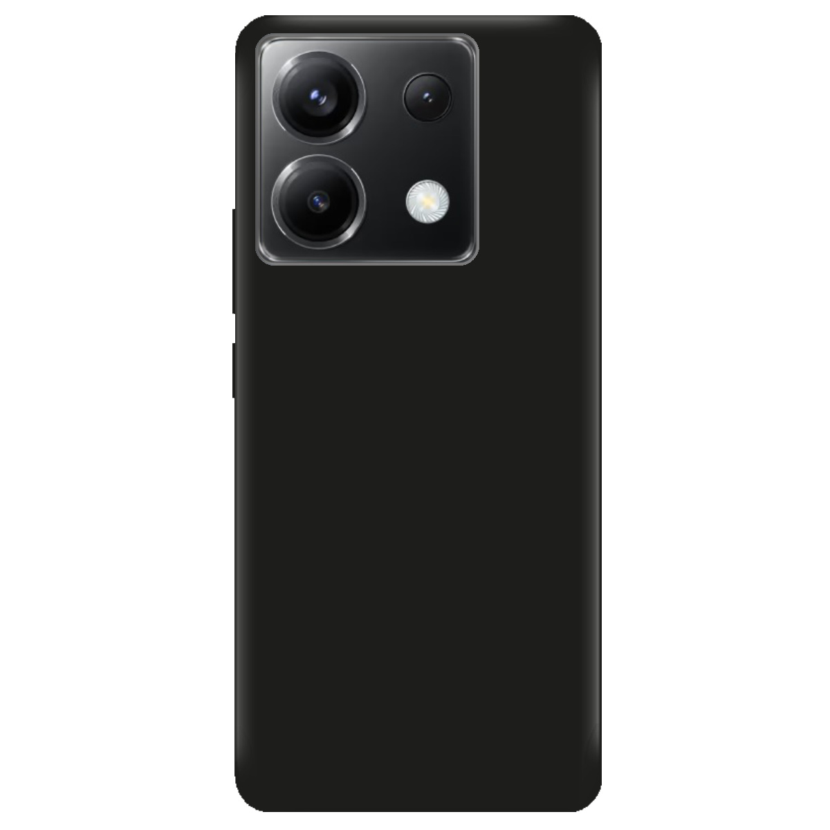 Чохол для Xiaomi Redmi Note 13 Pro 5G чорний матовий soft touch - фото 1 - Чохли для телефонів