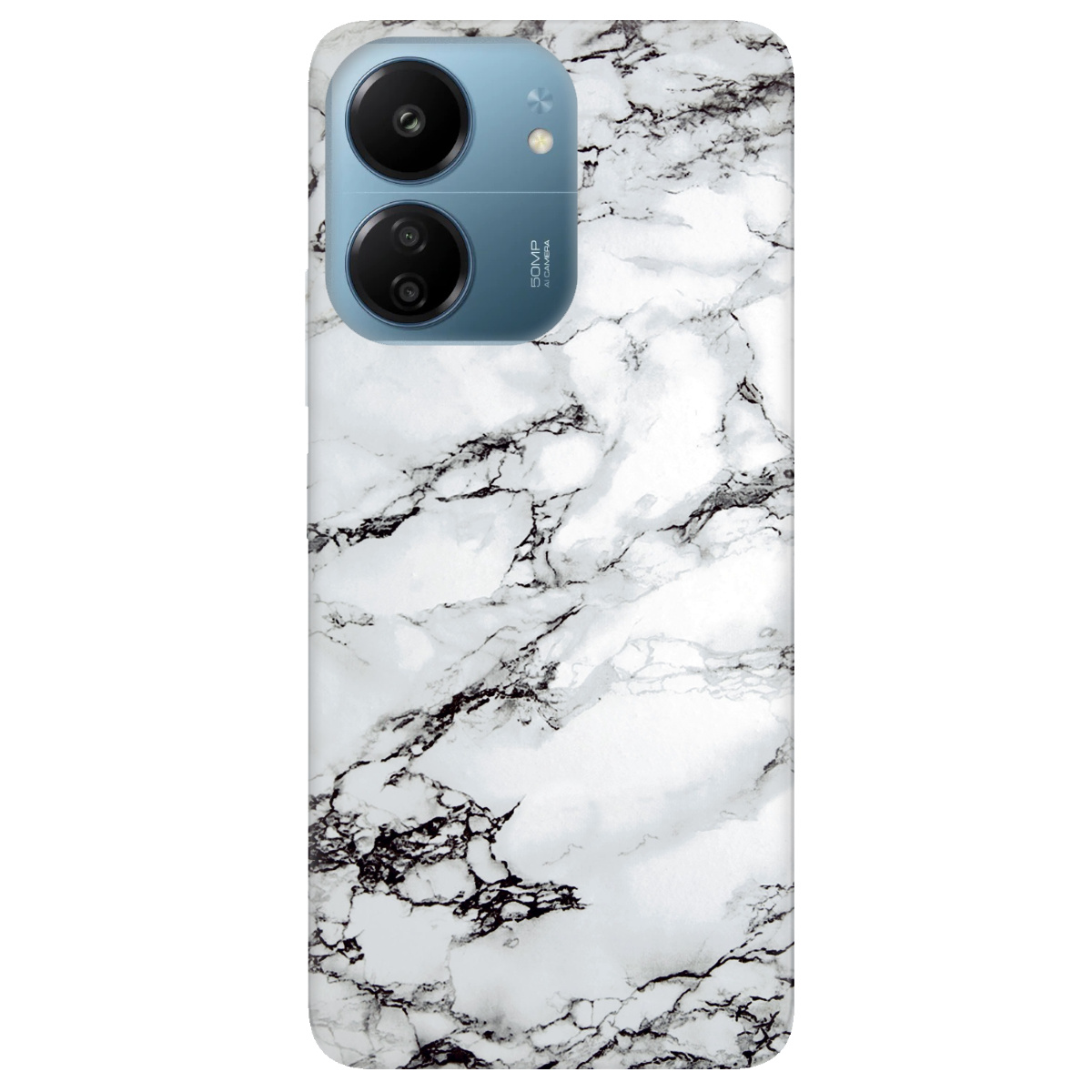 Чохол для Xiaomi Poco C65 прозорий Мармур - фото 1 - Чохли для телефонів