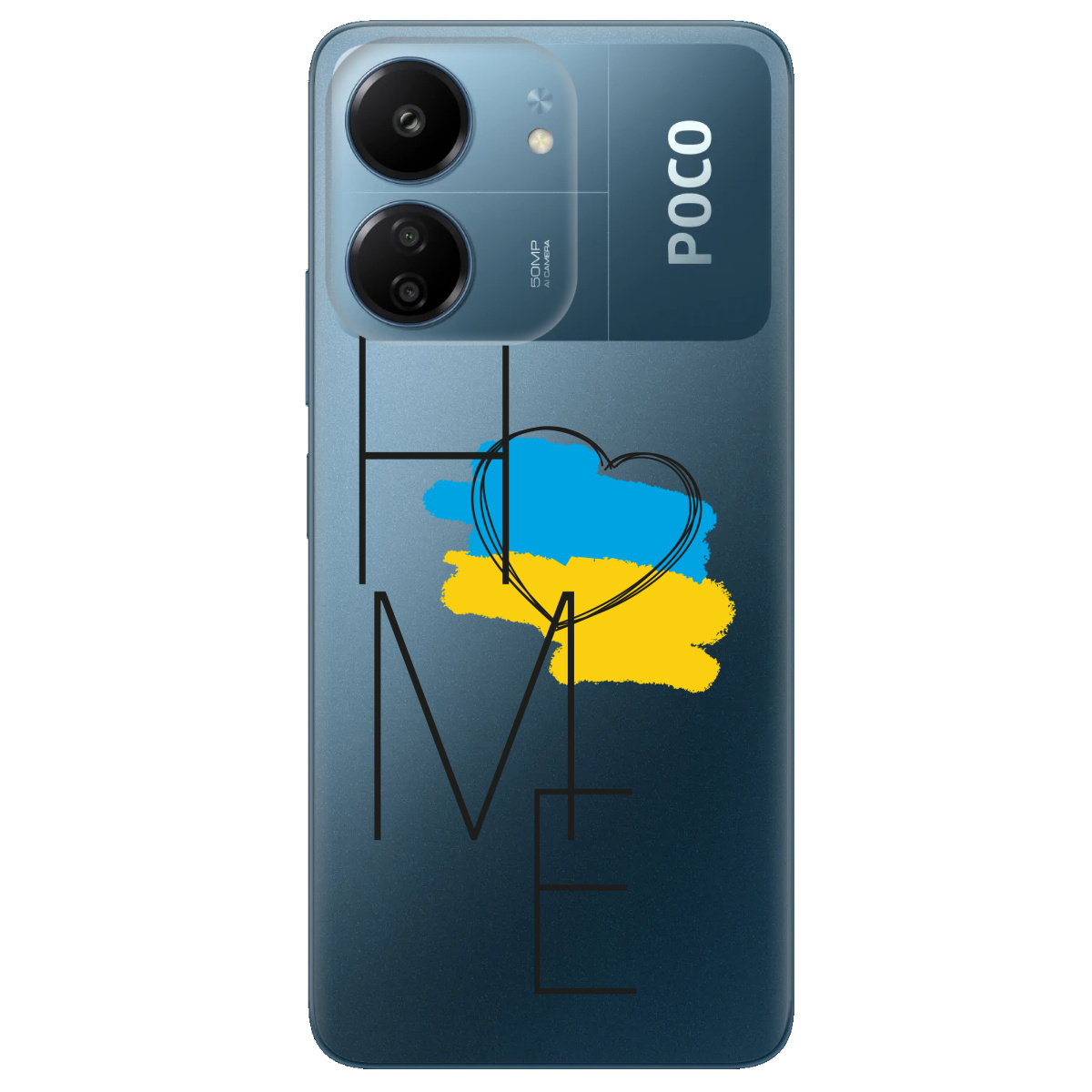 Чехол для Xiaomi Poco C65 прозрачный Home - фото 1 - Чехлы для телефонов