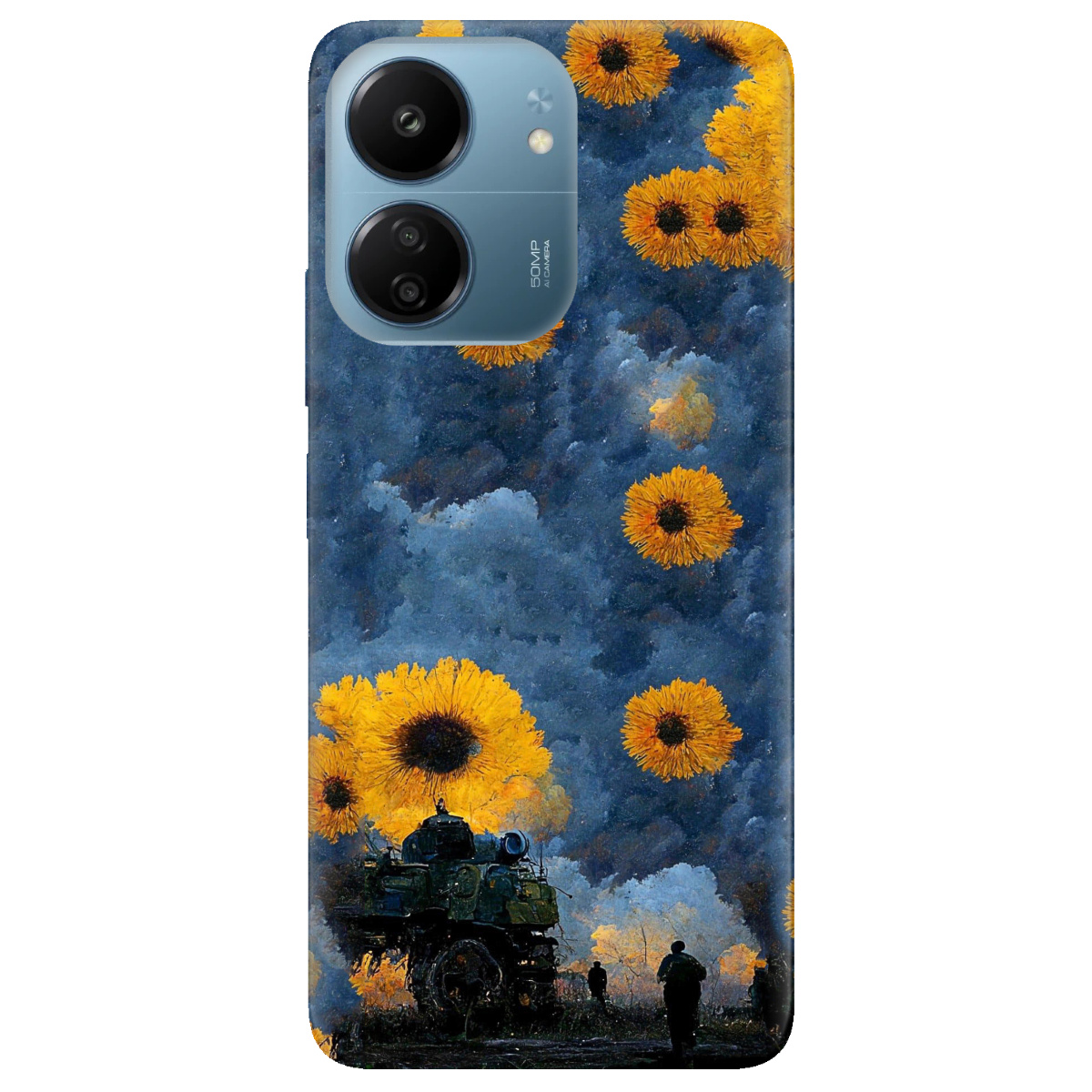 Чехол для Xiaomi Poco C65 прозрачный Зарево - фото 1 - Чехлы для телефонов