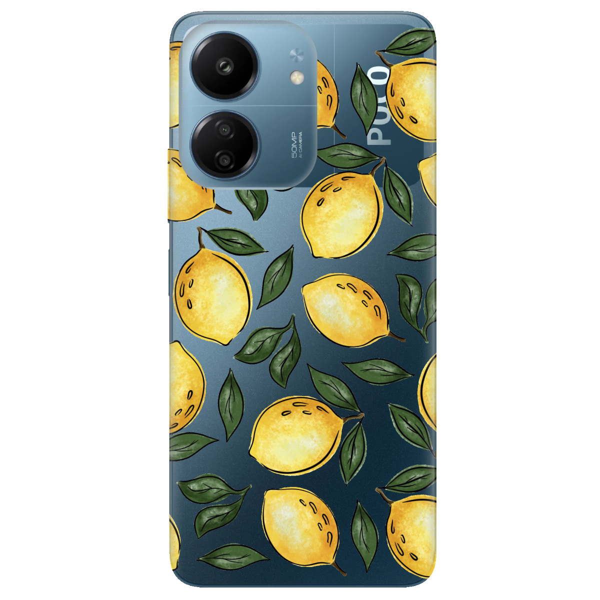Чехол для Xiaomi Poco C65 прозрачный Limoncello - фото 1 - Чехлы для телефонов