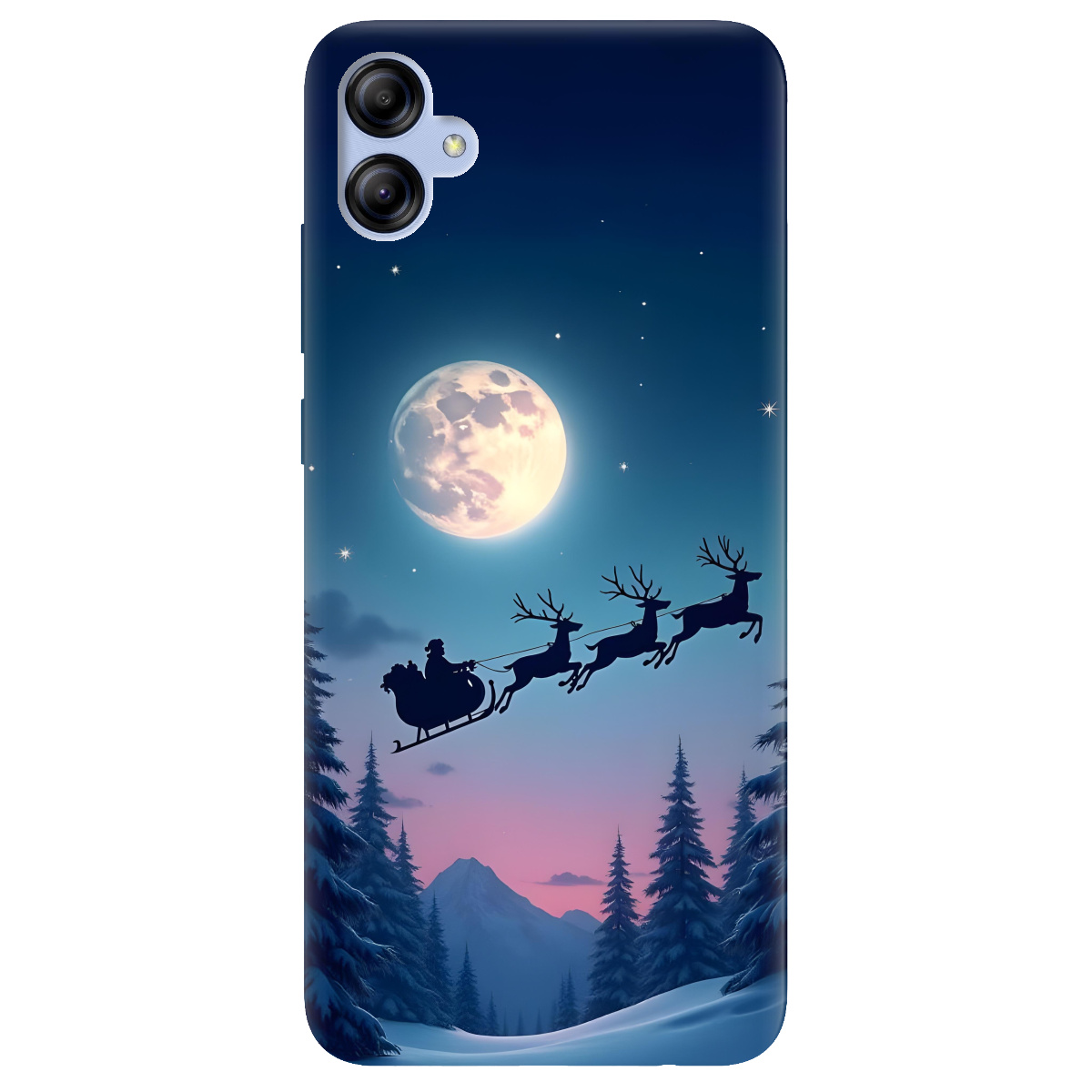 Чохол для Samsung Galaxy A04e прозорий Magic Moon - фото 1 Чохол для Samsung Galaxy A04e прозорий Magic Moon - фото 1 - Чохли для телефонів
