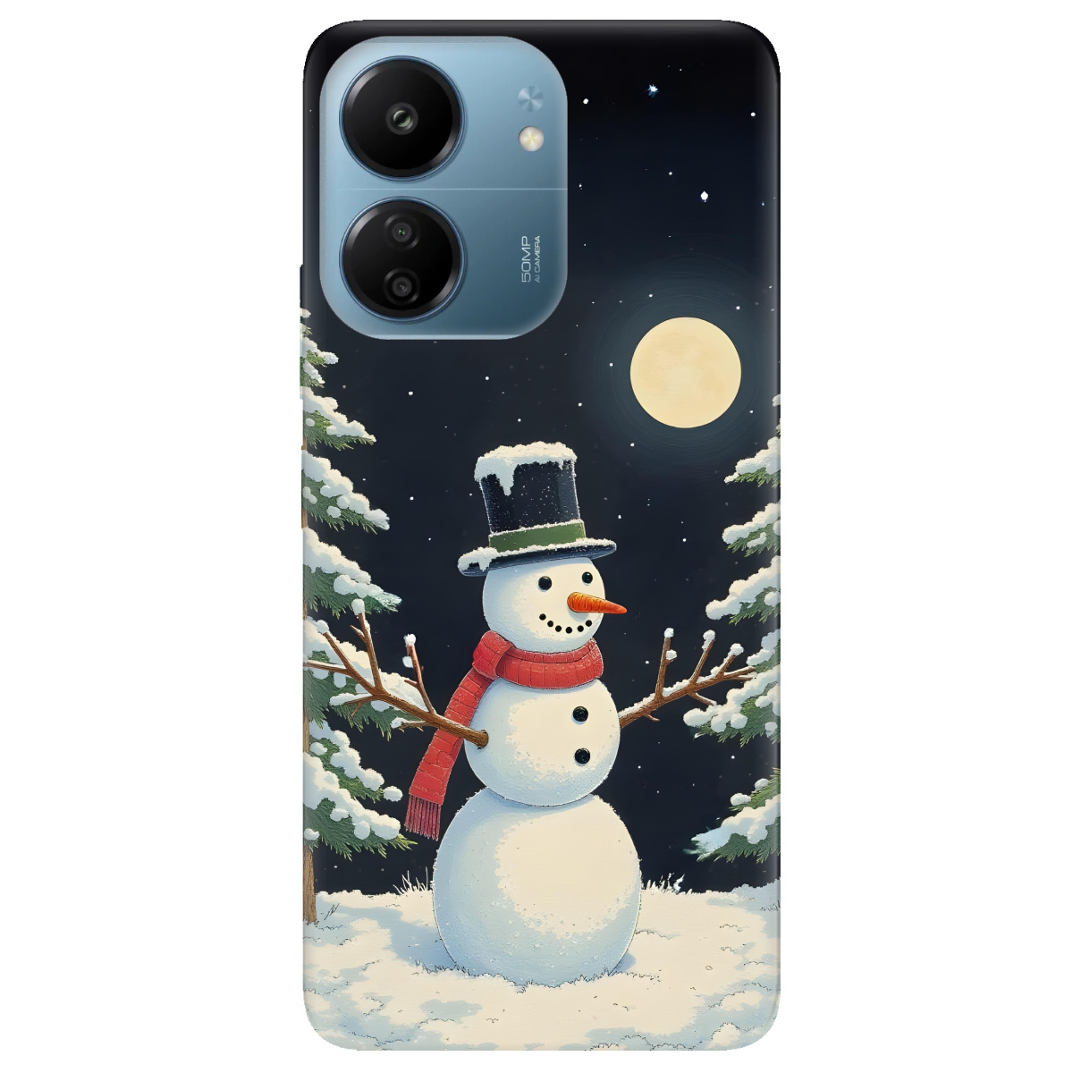 Чохол для Xiaomi Poco C65 прозорий Magical Night - фото 1 - Чохли для телефонів