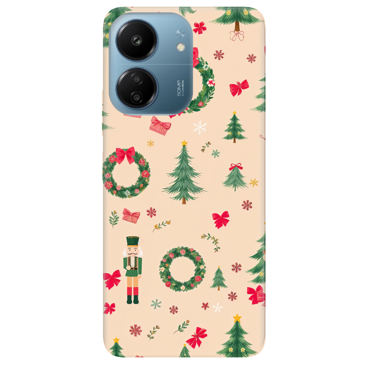 Чохол для Xiaomi Poco C65 прозорий Christmas Traditions - фото 1 Чохол для Xiaomi Poco C65 прозорий Christmas Traditions - фото 1 - Чохли для телефонів