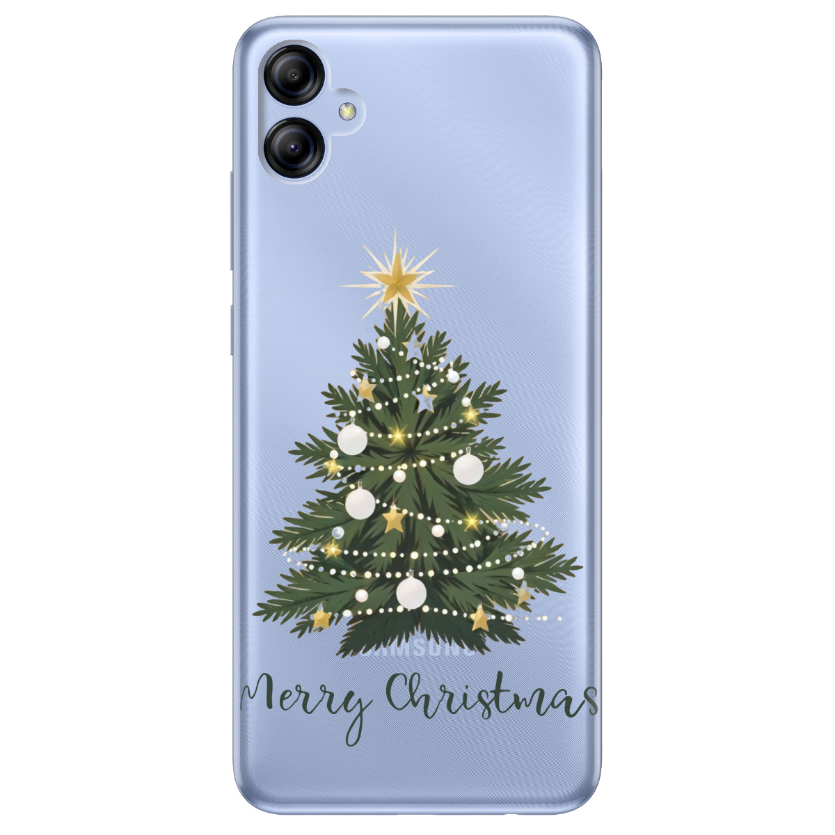 Чохол для Samsung Galaxy A04e прозорий Christmas Serenity - фото 1 - Чохли для телефонів