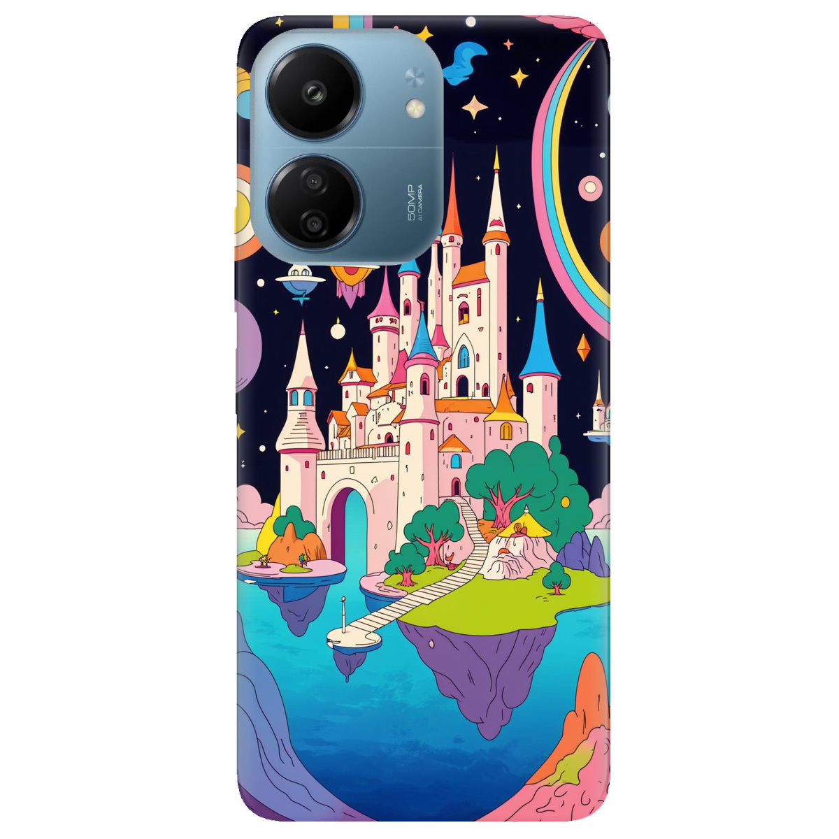 Чехол для Xiaomi Poco C65 прозрачный Cosmic Fairytale - фото 1 - Чехлы для телефонов