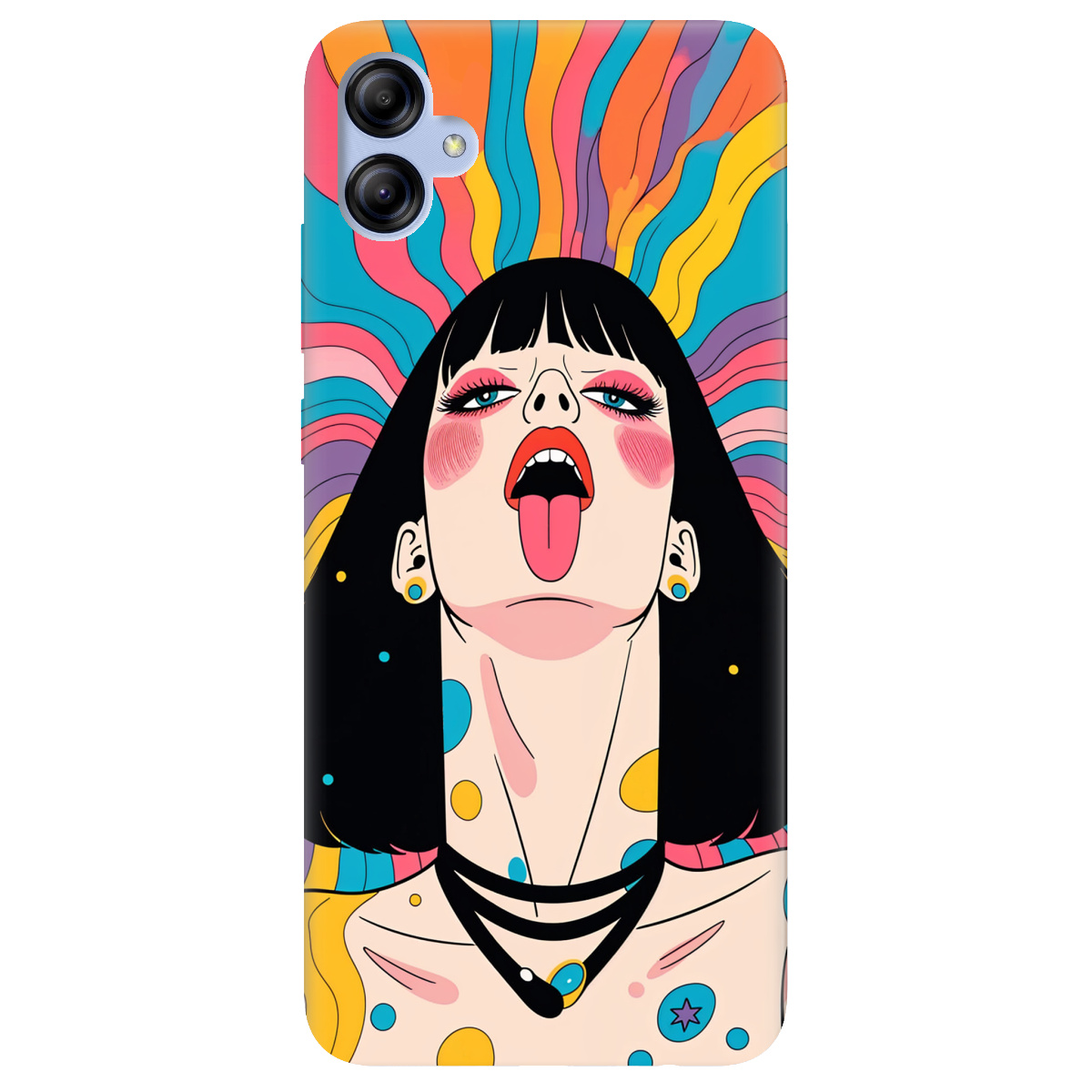 Чохол для Samsung Galaxy A04e прозорий Cosmic Serenade - фото 1 - Чохли для телефонів