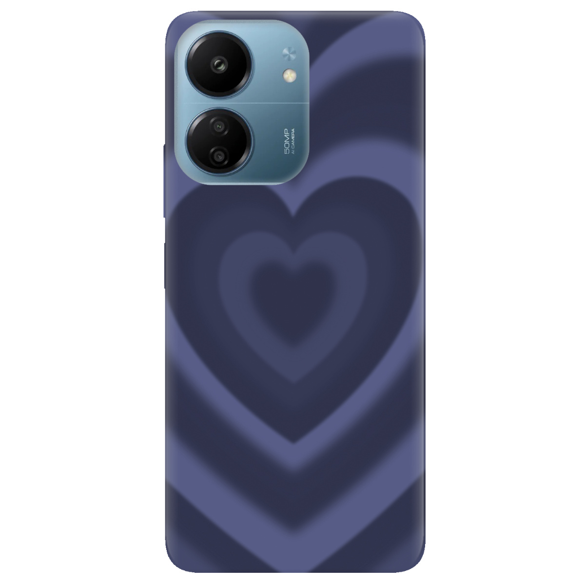 Чохол для Xiaomi Poco C65 прозорий Purple Heart - фото 1 Чохол для Xiaomi Poco C65 прозорий Purple Heart - фото 1 - Чохли для телефонів
