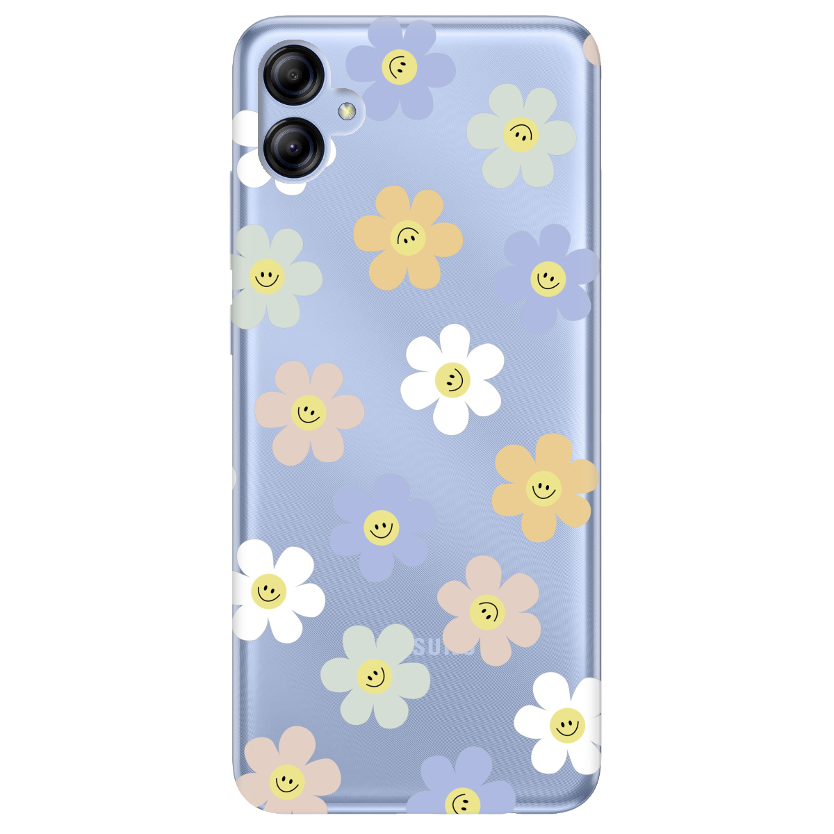 Чехол для Samsung Galaxy A04e прозрачный Pastel Garden - фото 1 - Чехлы для телефонов