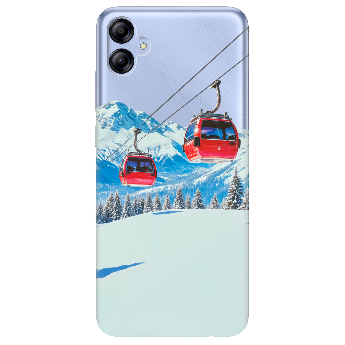 Чохол для Samsung Galaxy A04e прозорий Над схилами - фото 1 - Чохли для телефонів