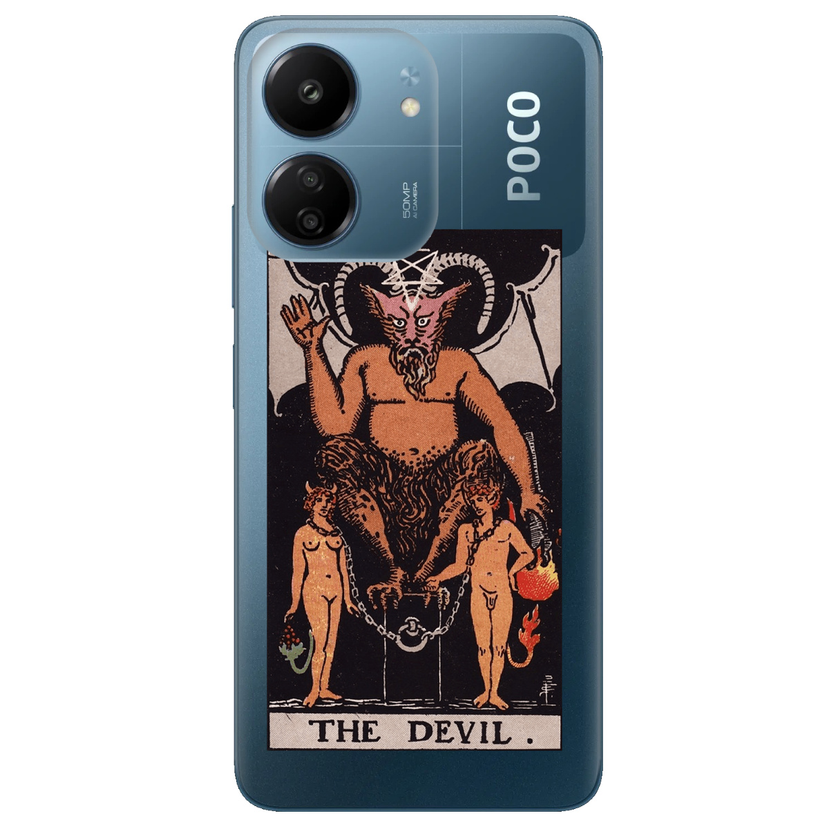 Чохол для Xiaomi Poco C65 прозорий The Devil - фото 1 - Чохли для телефонів
