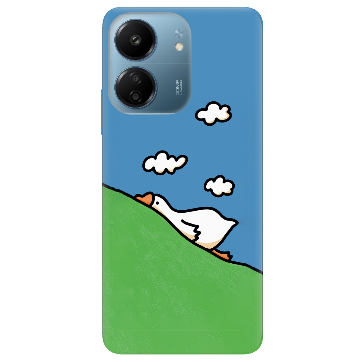 Чехол для Xiaomi Poco C65 прозрачный Слизький шлях - фото 1 - Чехлы для телефонов