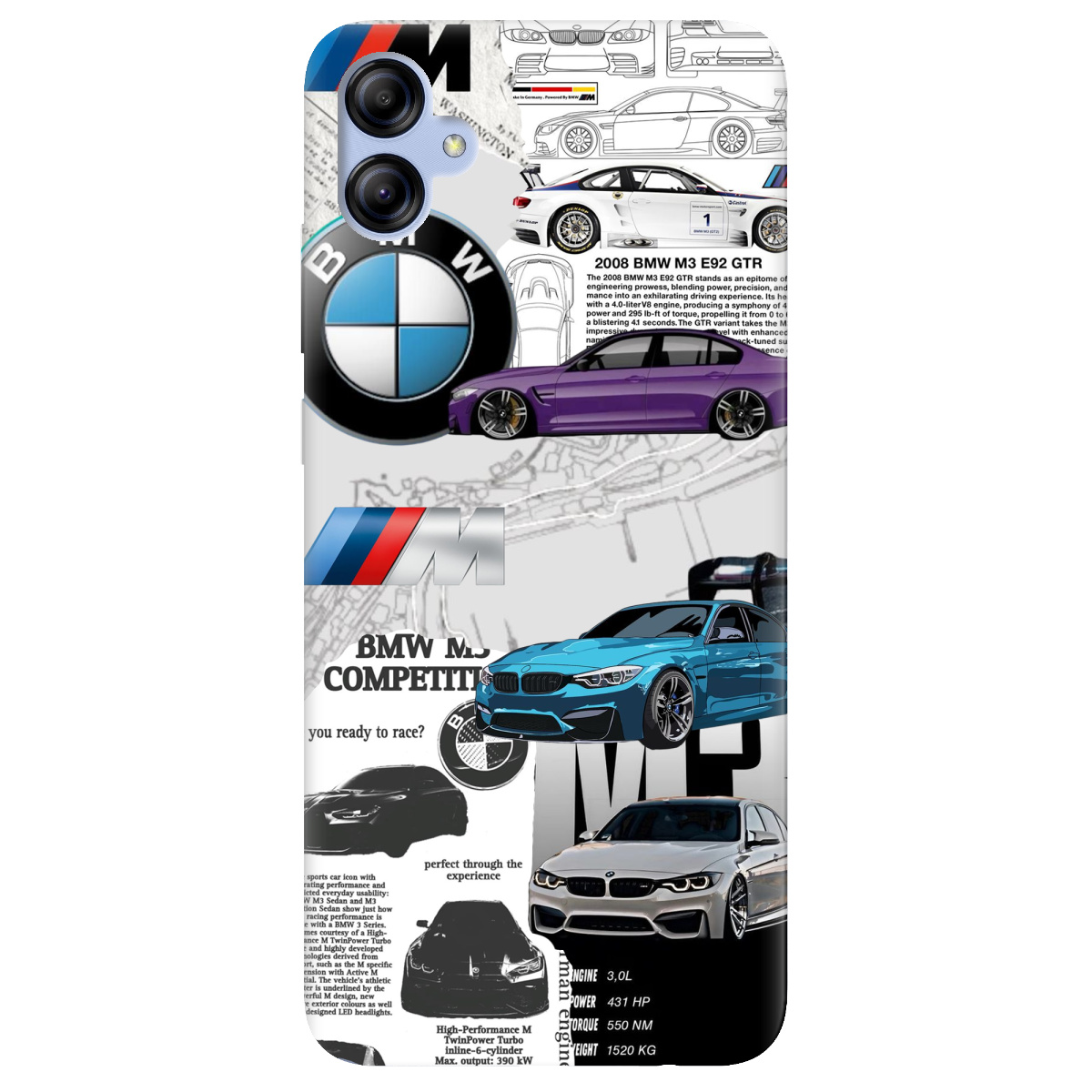 Чехол для Samsung Galaxy A04e прозрачный BMW - фото 1 Чехол для Samsung Galaxy A04e прозрачный BMW - фото 1 - Чехлы для телефонов