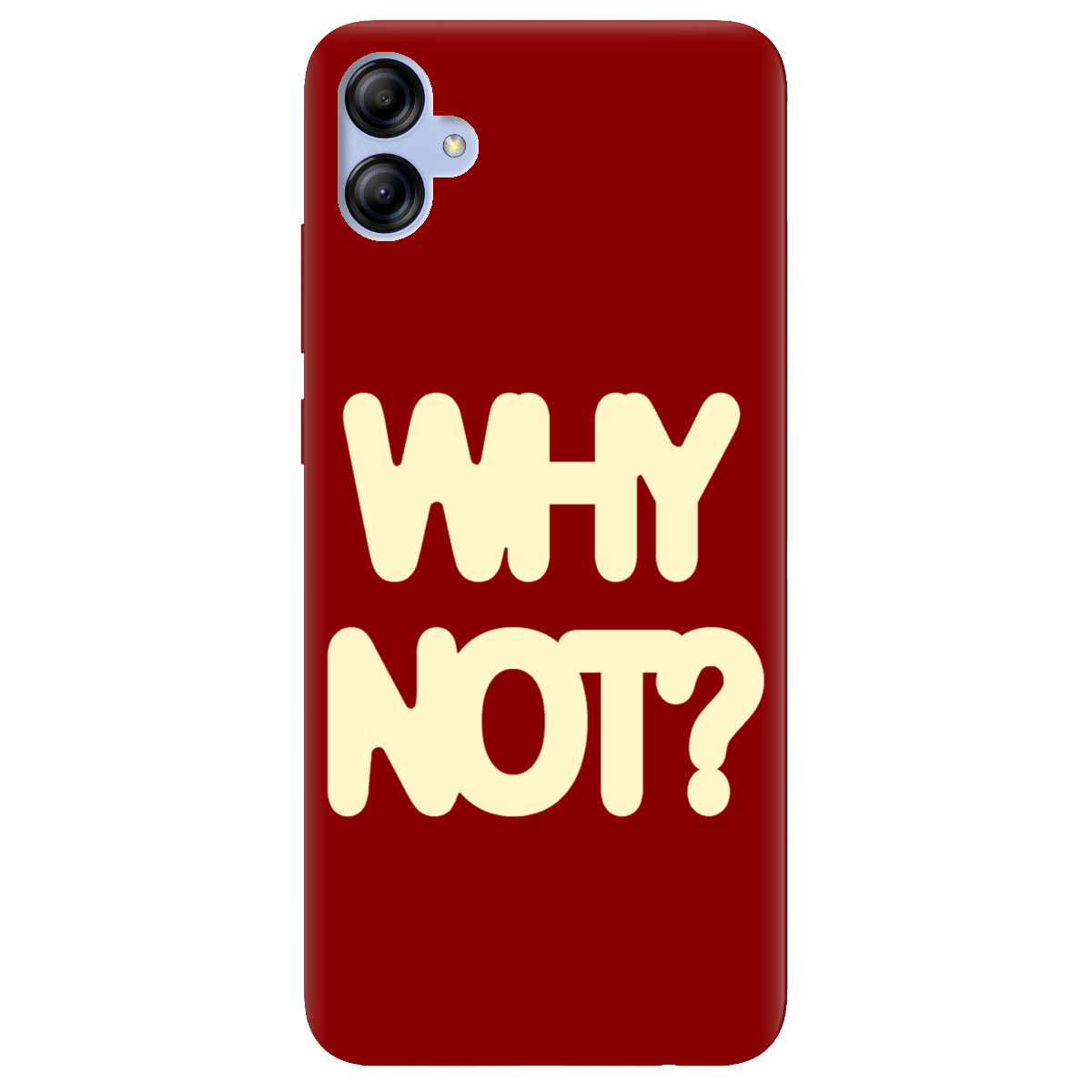 Чохол для Samsung Galaxy A04e прозорий Why not - фото 1 - Чохли для телефонів