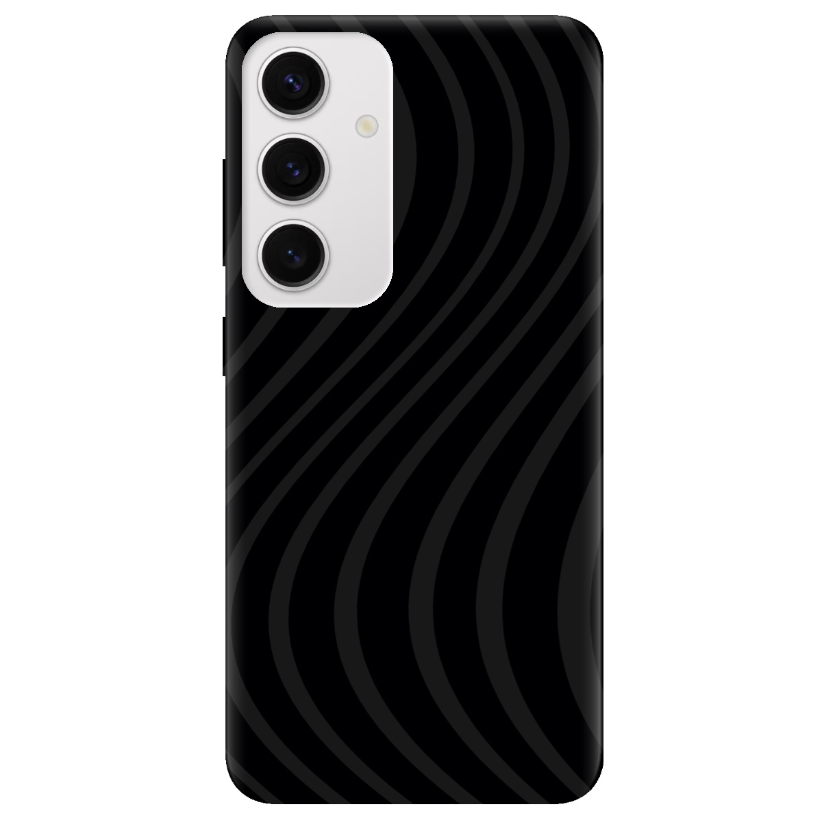 Чохол для Samsung Galaxy S24 Plus чорний матовий soft touch Вихор енергії (black) - фото 1 - Чохли для телефонів