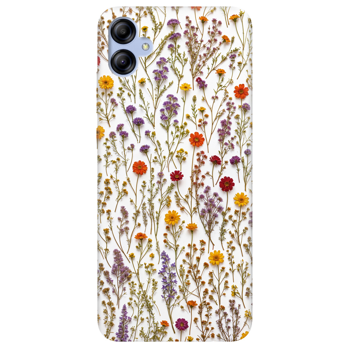 Чехол для Samsung Galaxy A04e прозрачный Квіткова галявина - фото 1 - Чехлы для телефонов