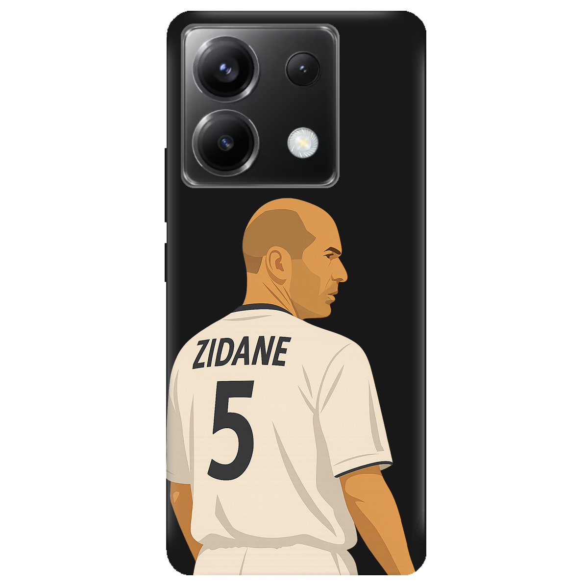 Чохол для Xiaomi Redmi Note 13 Pro 5G чорний матовий soft touch Zidane - фото 1 - Чохли для телефонів