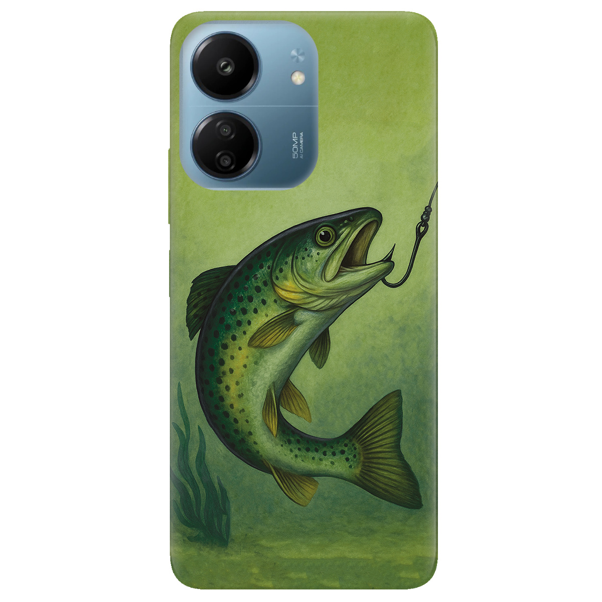 Чехол для Xiaomi Poco C65 прозрачный Гачок удачі - фото 1 - Чехлы для телефонов