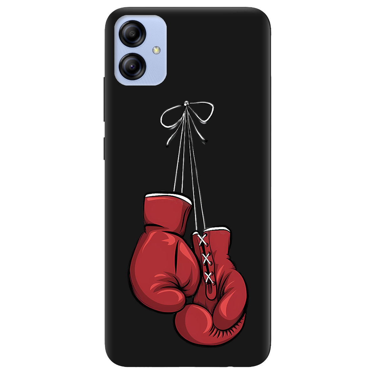 Чохол для Samsung Galaxy A04e чорний матовий soft touch Тиша рингу - фото 1 - Чохли для телефонів