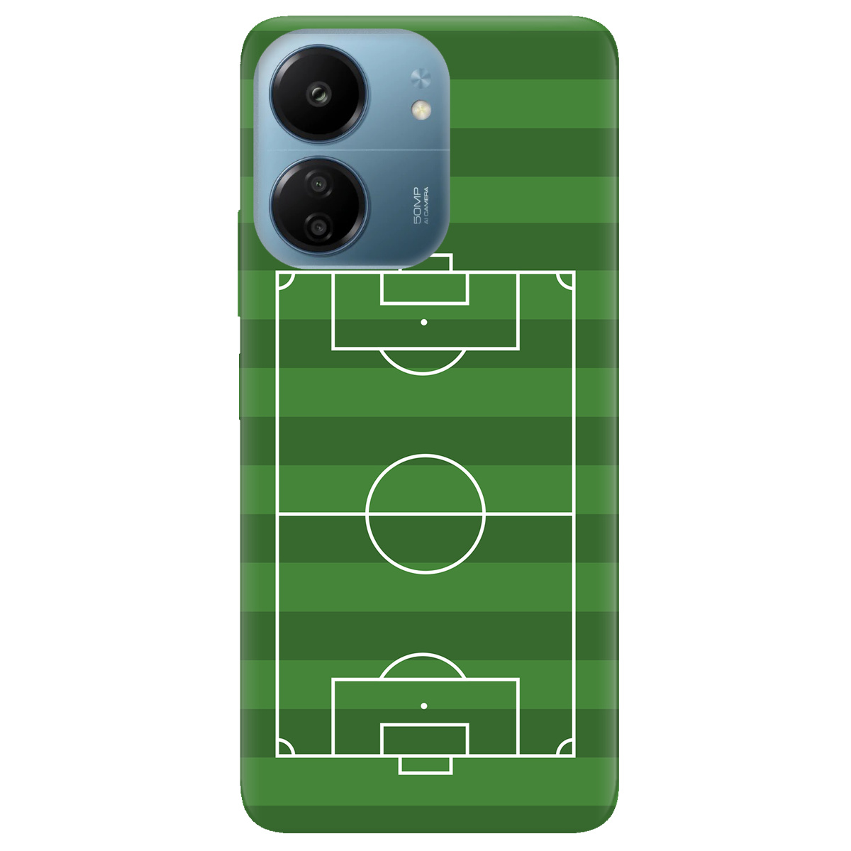 Чехол для Xiaomi Poco C65 прозрачный Футбольне поле - фото 1 - Чехлы для телефонов