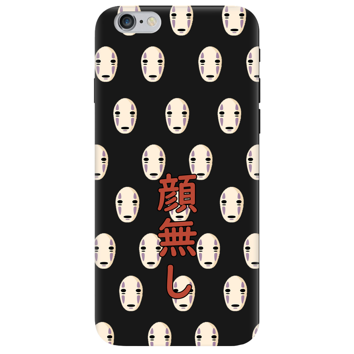 Чехол для Apple iPhone 6 Plus / 6S Plus черный матовый soft touch Унесенные привидениями - фото 1 - Чехлы для телефонов