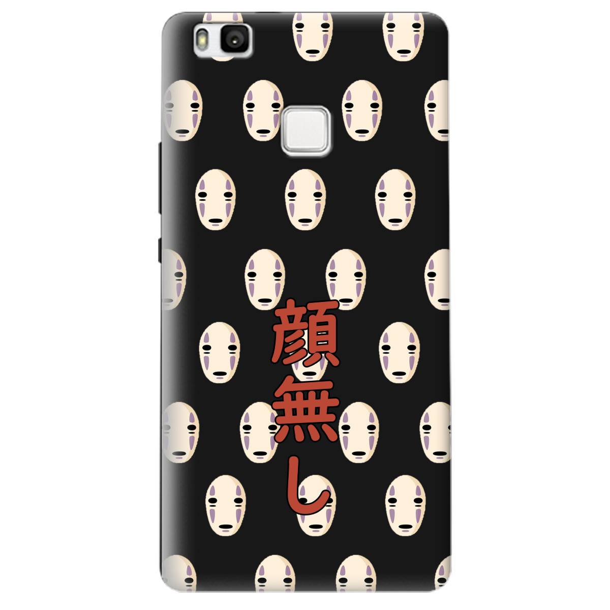 Чехол для Huawei P9 Lite черный матовый soft touch Унесенные привидениями - фото 1 - Чехлы для телефонов