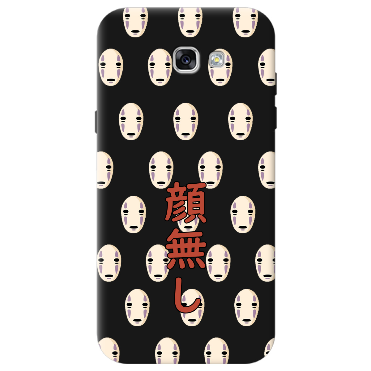 Чехол для Samsung Galaxy A7 2017 черный матовый soft touch Унесенные привидениями - фото 1 - Чехлы для телефонов