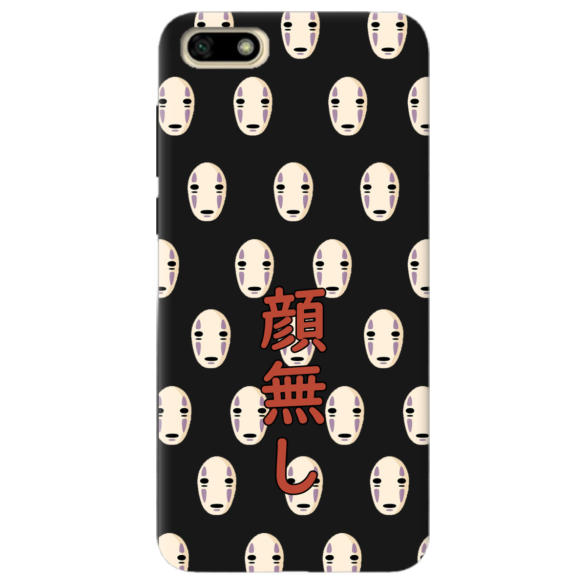 Чехол для Huawei Y5 2018 черный матовый soft touch Унесенные привидениями - фото 1 - Чехлы для телефонов