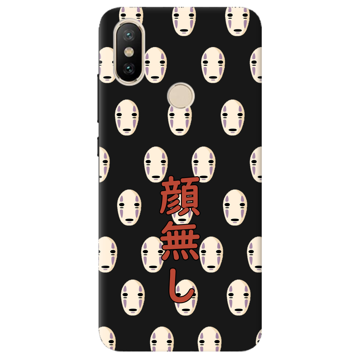 Чохол для Xiaomi Mi A2 Mi 6X чорний матовий soft touch Віднесені привидами - фото 1 - Чохли для телефонів