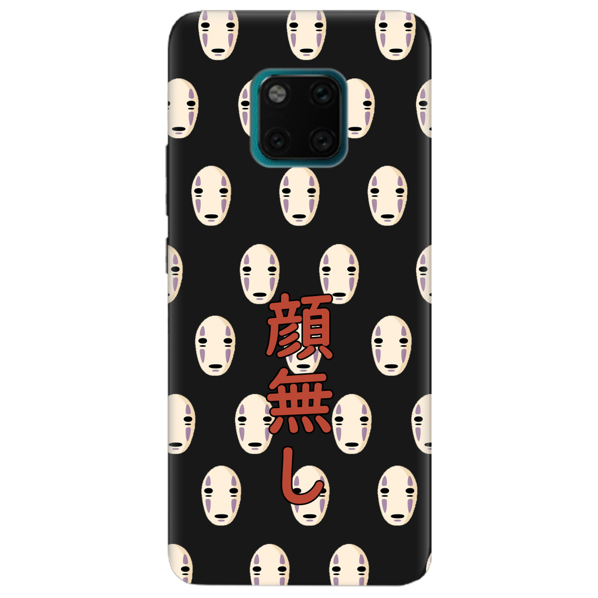 Чехол для Huawei Mate 20 Pro черный матовый soft touch Унесенные привидениями - фото 1 - Чехлы для телефонов