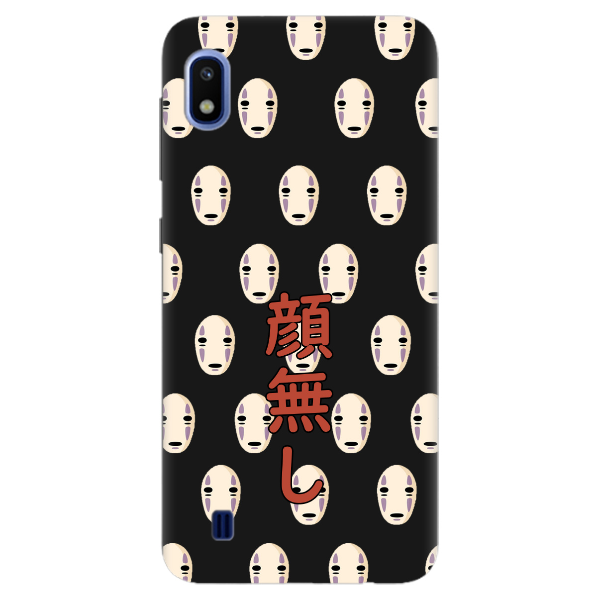 Чехол для Samsung Galaxy A10 черный матовый soft touch Унесенные привидениями - фото 1 - Чехлы для телефонов