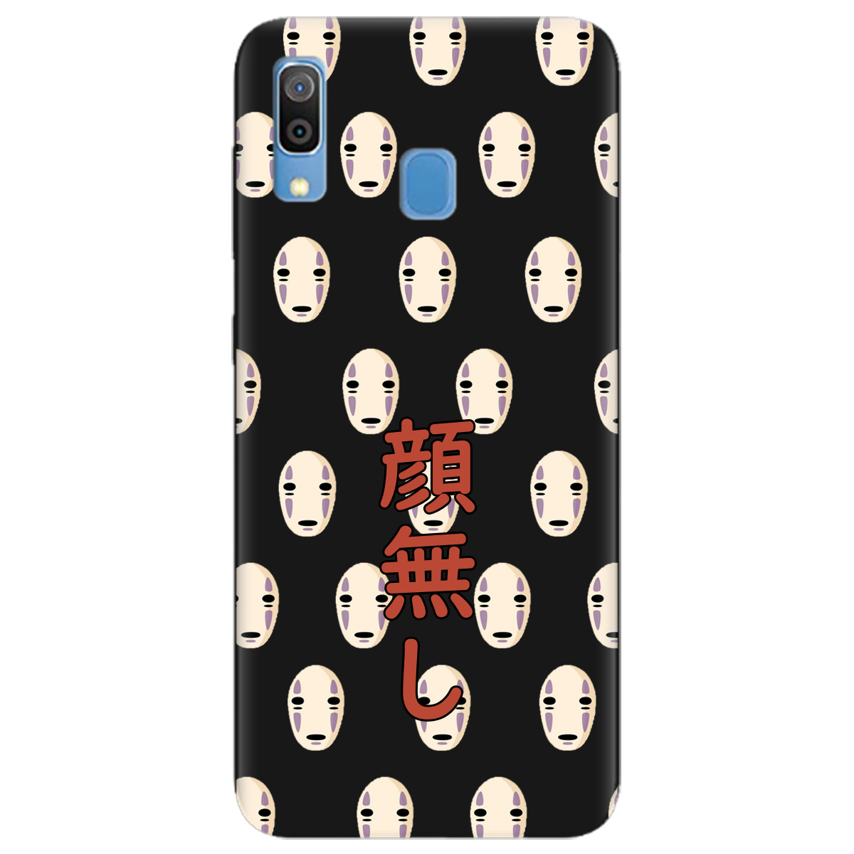 Чехол для Samsung Galaxy A30 черный матовый soft touch Унесенные привидениями - фото 1 - Чехлы для телефонов